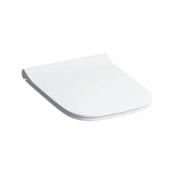 Keramag - Geberit Smyle Siège de wc Slim avec couvercle, sandwich,