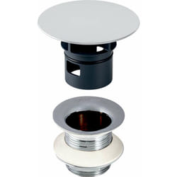 Accessoires - Bonde à écoulement libre et recouvrement de soupape, chrome brillant 152.080.21.1 - Geberit