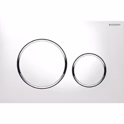 Geberit 115.882.KJ.1, Plaque de rinçage, Blanc, Geberit, 246 mm, 12 mm, 164 mm