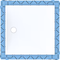 Geberit 154.290.11.1, 1200 mm, 1200 mm, 45 mm