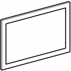 Geberit 115.641.GH.1 pièce de remplacement de chasse d’eau Plaque de rinçage Chrome