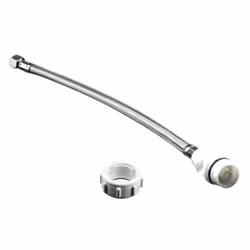 Description générale Flexible tressé métallique Geberit de 300 mm avec une fixation de 3/8 pour réservoir apparent, référence ...