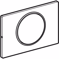 Geberit 115.787.SN.5 pièce de remplacement de chasse d’eau Plaque de rinçage