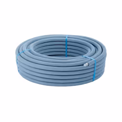 Tube multicouche GEBERIT Flowfit - sous gaine de protection, en couronne - 619.22 - Matériau : PE-RT II / Al / PE-RT II Rugos ...