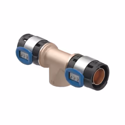 Té FlowFit filetage femelle - GEBERIT - 620.185 - Pour la technique du bâtiment, l'industrie et la construction navale. Fuite ...