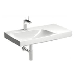 Geberit - Xeno 2 lavabo, surface de pose à droite, avec trou pour