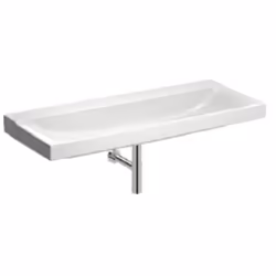 Plan de toilette sans trou de robinetterie, sans trop-plein 1200 x 480 mm seulement disponible en blanc/Keratect uniquement e ...