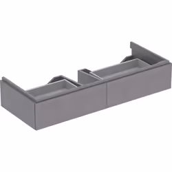 Geberit 500.517.43.1, Gris, 2 tiroir(s), 1 pièce(s), 1174 mm, 462 mm, 220 mm