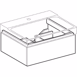 Geberit 500.505.43.1 armoire de rangement de salle de bain Gris - Vue supplémentaire 2