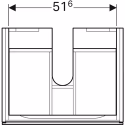 Geberit 500.505.43.1 armoire de rangement de salle de bain Gris - Vue supplémentaire 3