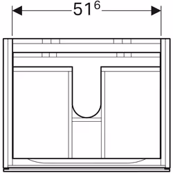 Geberit 500.506.01.1 armoire de rangement de salle de bain Blanc - Vue supplémentaire 3