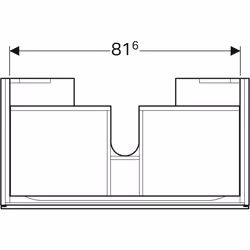 Geberit 500.508.01.1 armoire de rangement de salle de bain Blanc - Vue supplémentaire 3