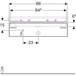 Geberit 500.508.01.1 armoire de rangement de salle de bain Blanc - Vue supplémentaire 4