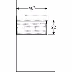 Geberit 500.508.01.1 armoire de rangement de salle de bain Blanc - Vue supplémentaire 5
