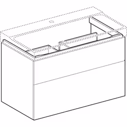 Geberit 500.509.01.1 armoire de rangement de salle de bain Blanc - Vue supplémentaire 2