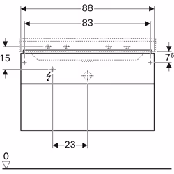 Geberit 500.509.01.1 armoire de rangement de salle de bain Blanc - Vue supplémentaire 4