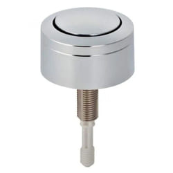 Bouton poussoir pour mécanisme de chasse Geberit rinçage interrompable, chromé brillant