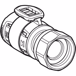 Geberit 620.624.00.1 raccord des tuyaux d'eau Connecteur de tuyau 1 pièce(s)