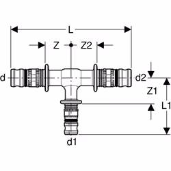 Geberit 623.315.00.5 raccord des tuyaux d'eau Connecteur de tuyau 1 pièce(s)