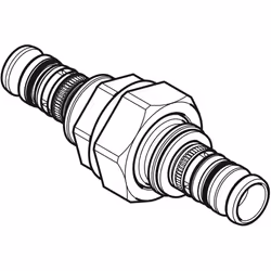 Geberit 604.571.00.5 raccord des tuyaux d'eau Connecteur de tuyau 1 pièce(s)