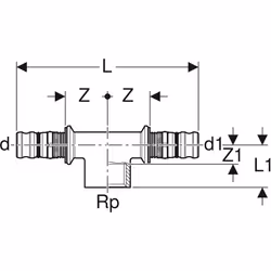 Geberit 614.363.00.5 raccord des tuyaux d'eau Connecteur de tuyau 1 pièce(s)
