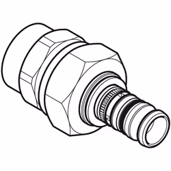 Geberit 606.596.00.5 raccord des tuyaux d'eau Connecteur de tuyau 1 pièce(s)