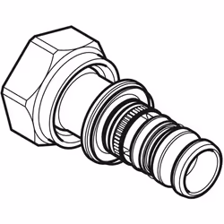 Geberit 606.580.00.5 raccord des tuyaux d'eau Connecteur de tuyau 1 pièce(s)