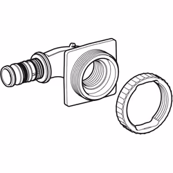 Geberit 601.276.00.5 raccord de tuyau de ventilation, d'écoulement et de purge