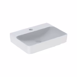 Geberit VariForm lavabo à poser avec trou pour robinet sans trop-plein rectangulaire 600x450mm matériel de fixation inclus Pe ...
