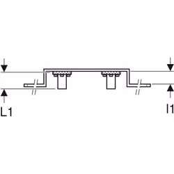 Geberit 601.781.00.5 raccord des tuyaux d'eau Connecteur de tuyau 1 pièce(s)