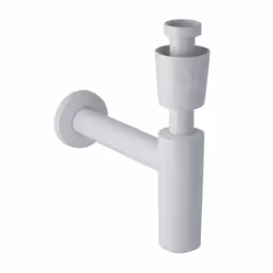 Siphon Geberit couleur : blanc alpin matériau : plastique pour lavabos anti-rouille garde d’eau : 75 mm raccord G 1 1/2" diam ...