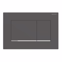 Geberit 115.883.14.1, Plaque de rinçage, Noir, Rouge, Chrome, Geberit, 246 mm, 12 mm, 164 mm
