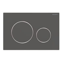 Geberit 115.882.14.1 pièce de remplacement de chasse d’eau Plaque de rinçage Noir, Rouge, Chrome