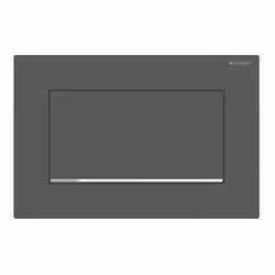 Geberit 115.893.14.1, Plaque de rinçage, Noir, Rouge, Chrome, Geberit, 246 mm, 12 mm, 164 mm