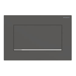 Geberit 115.893.14.1 pièce de remplacement de chasse d’eau Plaque de rinçage Noir, Rouge, Chrome