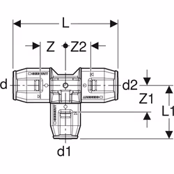 Geberit 651.312.00.1 raccord des tuyaux d'eau Connecteur de tuyau 1 pièce(s)