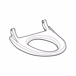 siège Geberit WC pour AquaClean 4000 242170111 blanc -alpin