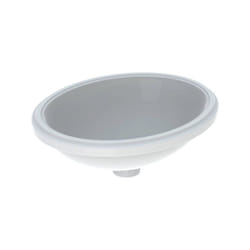 Geberit - VariForm lavabo à encastrer ovale, 420x330mm, sans trou