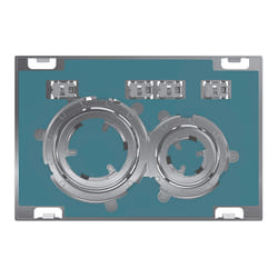 Geberit 115.884.00.1 pièce de remplacement de chasse d’eau Plaque de rinçage Chrome
