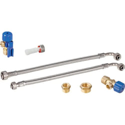 Kit de raccordement d'eau à l'arrière au centre, pour panneau sanitaire Geberit monolith pour wc, 114 cm Geberit