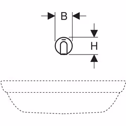 Geberit 116.281.21.1 robinet de salle de bain Chrome - Vue supplémentaire 3