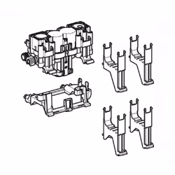 Releveur à asservissement hydraulique Geberit pour commandes de WC type 70 et Sigma 70, 1–3 bar GEBERIT référence 243.461.00. ...