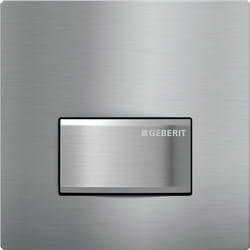 Geberit 116.016.GH.5 pièce de remplacement de chasse d’eau Plaque de rinçage Chrome