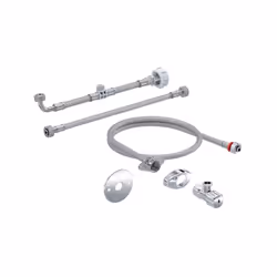 Geberit Kit de raccordement d'eau AquaClean 240635001 Vanne d'angle 2000 /2" 3x Panzerschläuche 3/8" Matériel de connexion