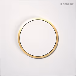 Geberit 116.015.KK.1, Plaque de rinçage, Blanc, Geberit