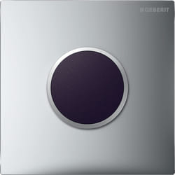 Geberit 116.025.KH.1 pièce de remplacement de chasse d’eau Plaque de rinçage Chrome