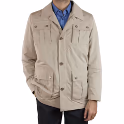 Parka multipoche - couleur : Beige