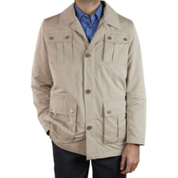 Parka multipoche - couleur : Beige
