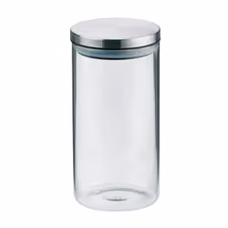 Kela 10768, Boîte universelle, 1,1 L, Verre, Acier inoxydable, 195 mm, 9,5 cm