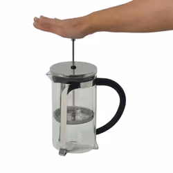Kela 10852 machine à café manuelle Acier inoxydable, Transparent
